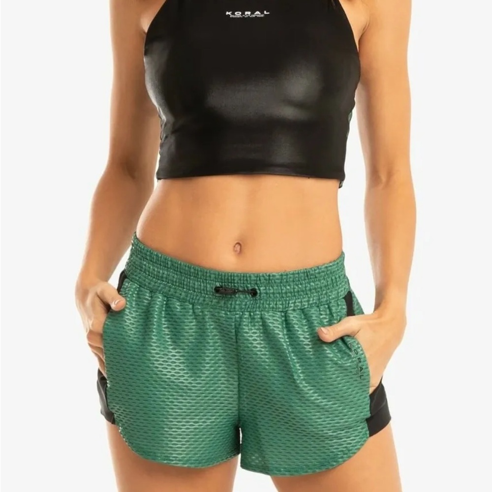 NWT Koral Power Shiny Active Wear Shorts XS